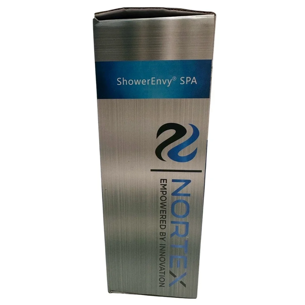 NEW Nortex Ecowater Spa Cleansing Mineral Shower Head Improve Hair & Skin Health